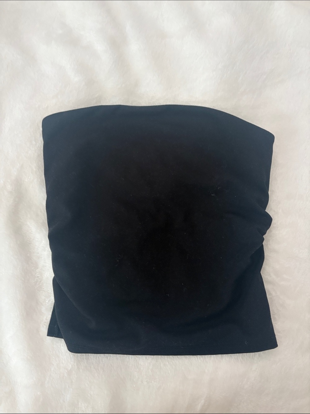 PacSun Black Strapless Tube Top with side slits